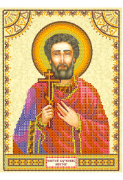 Icon's charts on artistic canvas St. Victor