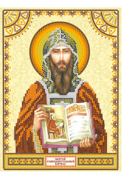 Icon's charts on artistic canvas St. Cyril