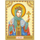 Icon's charts on artistic canvas St. Alexandra