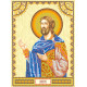 Icon's charts on artistic canvas St. Nikita