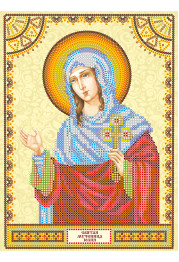 Icon's charts on artistic canvas St. Julia