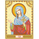 Icon's charts on artistic canvas St. Julia