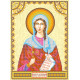Icon's charts on artistic canvas St. Victoria