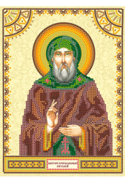 Icon's charts on artistic canvas St. Vitaly