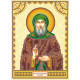 Icon's charts on artistic canvas St. Vitaly
