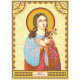 Icon's charts on artistic canvas St. Vera