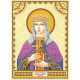 Icon's charts on artistic canvas St. Ludmila