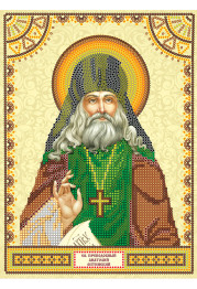 Icon's charts on artistic canvas St. Anatoly