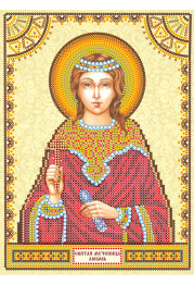 Icon's charts on artistic canvas St. Lubov