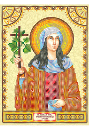 Icon's charts on artistic canvas St. Nina