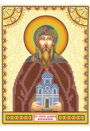 Icon's charts on artistic canvas St. Daniel