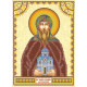 Icon's charts on artistic canvas St. Daniel