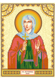 Icon's charts on artistic canvas St. Alla