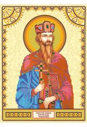 Icon's charts on artistic canvas St. Vyacheslav