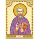 Icon's charts on artistic canvas St. Leonid