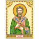 Icon's charts on artistic canvas St. Valentine