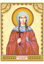 Icon's charts on artistic canvas St. Zoe