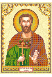 Icon's charts on artistic canvas St. Bogdan