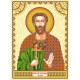 Icon's charts on artistic canvas St. Bogdan