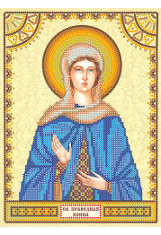 Icon's charts on artistic canvas St. Nonna
