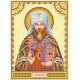 Icon's charts on artistic canvas St. Veniamin