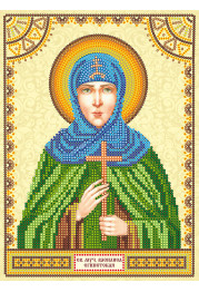 Icon's charts on artistic canvas St. Vasilisa