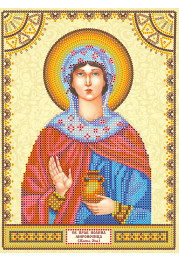 Icon's charts on artistic canvas St. Ioanna