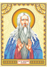 Icon's charts on artistic canvas St. Macarius