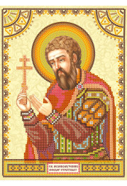 Icon's charts on artistic canvas St. Theodore