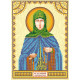 Icon's charts on artistic canvas St. Eudocia