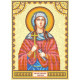Icon's charts on artistic canvas St.Anfisa