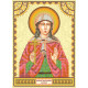 Icon's charts on artistic canvas St. Emily