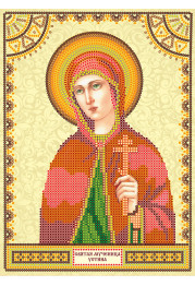 Icon's charts on artistic canvas St. Ustin
