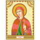 Icon's charts on artistic canvas St. Ustin