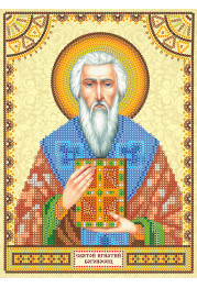 Icon's charts on artistic canvas St. Ignatius