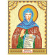 Icon's charts on artistic canvas St. Pauline