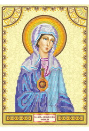 Icon's charts on artistic canvas St. Solomiya