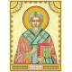 Icon's charts on artistic canvas St. Tarasius (Taras)