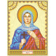 Icon's charts on artistic canvas St. Martha