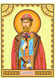 Icon's charts on artistic canvas St. Svyatoslav