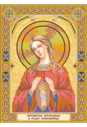 Icon's charts on artistic canvas Icon of the Mother of God «Midwife»