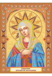 Icon's charts on artistic canvas Icon of the Mother of God of «Tenderness»