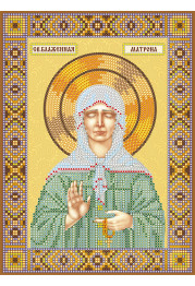 Icon's charts on artistic canvas Icons "St. Matrona of Moscow"