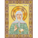 Icon's charts on artistic canvas Icons "St. Matrona of Moscow"