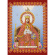 Icon's charts on artistic canvas Icon of the Mother of God «Reigning»
