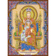 Icon's charts on artistic canvas Our Lady Derzhavnaya Icon