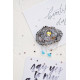 Decoration Silver threads