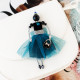 Decoration Pendant doll – Airy topaz