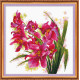 Cross-stitch kits Purple orchids