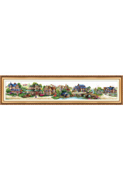 Cross-stitch kits Fairytale town